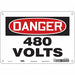 Safety Sign 7 inx10 in Polyethylene