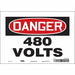 Safety Sign 7 inx10 in Vinyl