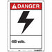 Safety Sign 14 in x 10 in Polyethylene