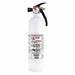 Fire Extinguisher Aluminum White BC