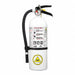 Fire Extinguisher Aluminum White ABC