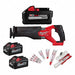 Batteries and Reciprocating Saw 18V