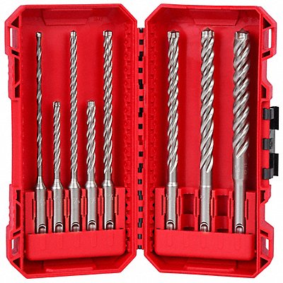 Rotary Hammer Drill Bit Set 2 in L Flute