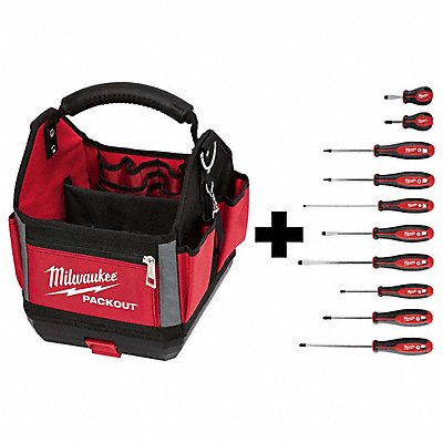 Screwdriver Kit 10 Packout Tote 10pc