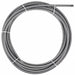 Drain Cleaning Cable 5/8 in Dia 25 ft L