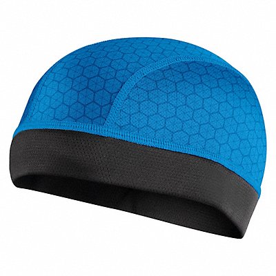 Skull Cap Polyester Black/Blue