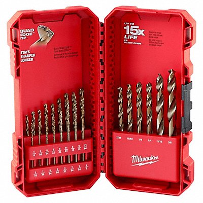Milwaukee 23 pcs. Cobalt Red Helix Kit