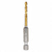 Hex Shank Drill 1/8 HSS PK2