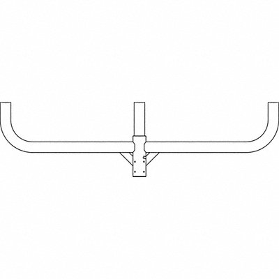 Pole Bracket Steel Housing 60 L 2-3/8 W