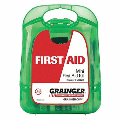 First Aid Kit Plastic 3-3/4 H x 1/2 W