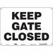 Safety Sign 10 in x 14 in Aluminum
