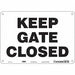 Safety Sign 7 in x 10 in Polyethylene