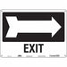 Safety Sign 10 in x 14 in Aluminum