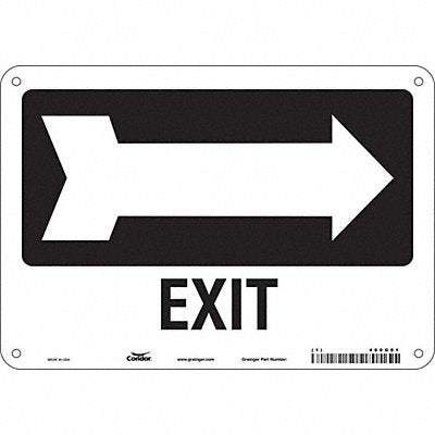 Safety Sign 7 in x 10 in Polyethylene