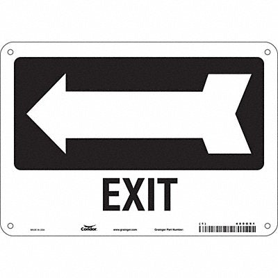 Safety Sign 7 in x 10 in Polyethylene