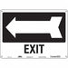 Safety Sign 10 in x 14 in Polyethylene