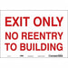 Safety Sign 7 in x 10 in Vinyl