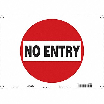 Safety Sign 10 inx14 in Polyethylene
