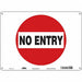 Safety Sign 10 inx14 in Polyethylene