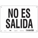 Safety Sign 7 in x 10 in Vinyl