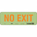 Safety Sign 3 1/2 x 10 in Polyethylene