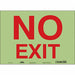K2119 Safety Sign 10 in x 14 in Glow Vinyl