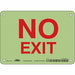 K2119 Safety Sign 5 in x 7 in Polyethylene