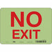 K2119 Safety Sign 7 in x 10 in Polyethylene