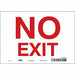 J7055 Safety Sign 7 in x 10 in Vinyl