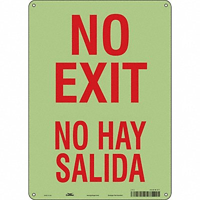 Safety Sign 14 in x 10 in Polyethylene