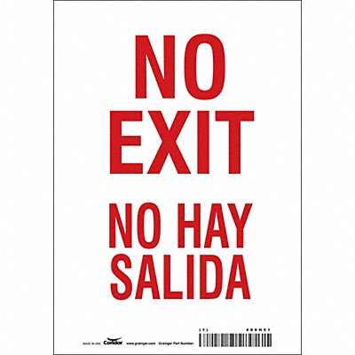 Safety Sign 10 in x 7 in Vinyl