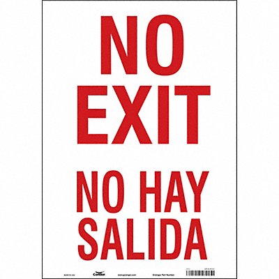 Safety Sign 20 in x 14 in Vinyl