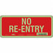 Safety Sign 5 in x 12 in Aluminum