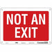 Safety Sign 7 in x 10 in Polyethylene