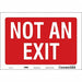 Safety Sign 7 in x 10 in Vinyl
