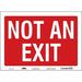Safety Sign 10 in x 14 in Vinyl