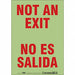 Safety Sign 10 in x 7 in Glow Vinyl