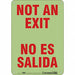 Safety Sign 10 in x 7 in Polyethylene