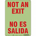 Safety Sign 14 in x 10 in Polyethylene