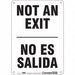 Safety Sign 10 in x 7 in Aluminum