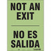 Safety Sign 14 in x 10 in Glow Vinyl