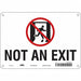 Safety Sign 7 in x 10 in Aluminum
