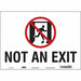 Safety Sign 10 in x 14 in Vinyl
