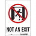 Safety Sign 10 in x 7 in Vinyl