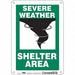 K1737 Safety Sign 10 in x 7 in Aluminum