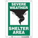 K1737 Safety Sign 10 in x 7 in Polyethylene