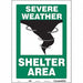 K1737 Safety Sign 14 in x 10 in Vinyl