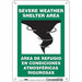 Safety Sign 10 in x 7 in Aluminum