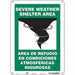 Safety Sign 14 in x 10 in Aluminum