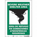Safety Sign 14 in x 10 in Vinyl